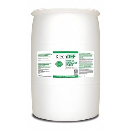 Diesel Exhaust Fluid, Kleen DEF, 55 gal, Drum, API/ISO-22241-1 MPN:KLF001-GR