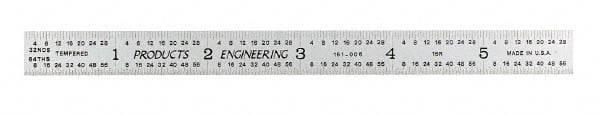 Steel Rule: 24 in OAL, 16R Graduation, Flexible, 3/4 in OAW MPN:161-024 Steel Rule: 24 in OAL, 16R Graduation, Flexible, 3/4 in OAW MPN:161-024