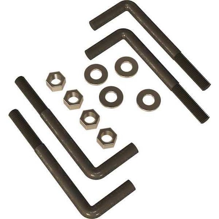 Sturdy Bolts, with Nut, Washer MPN:L-Bolt Kit