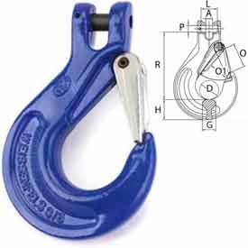 9/32' V10 Clevis Sling Hook w/Latch MPN:8418200