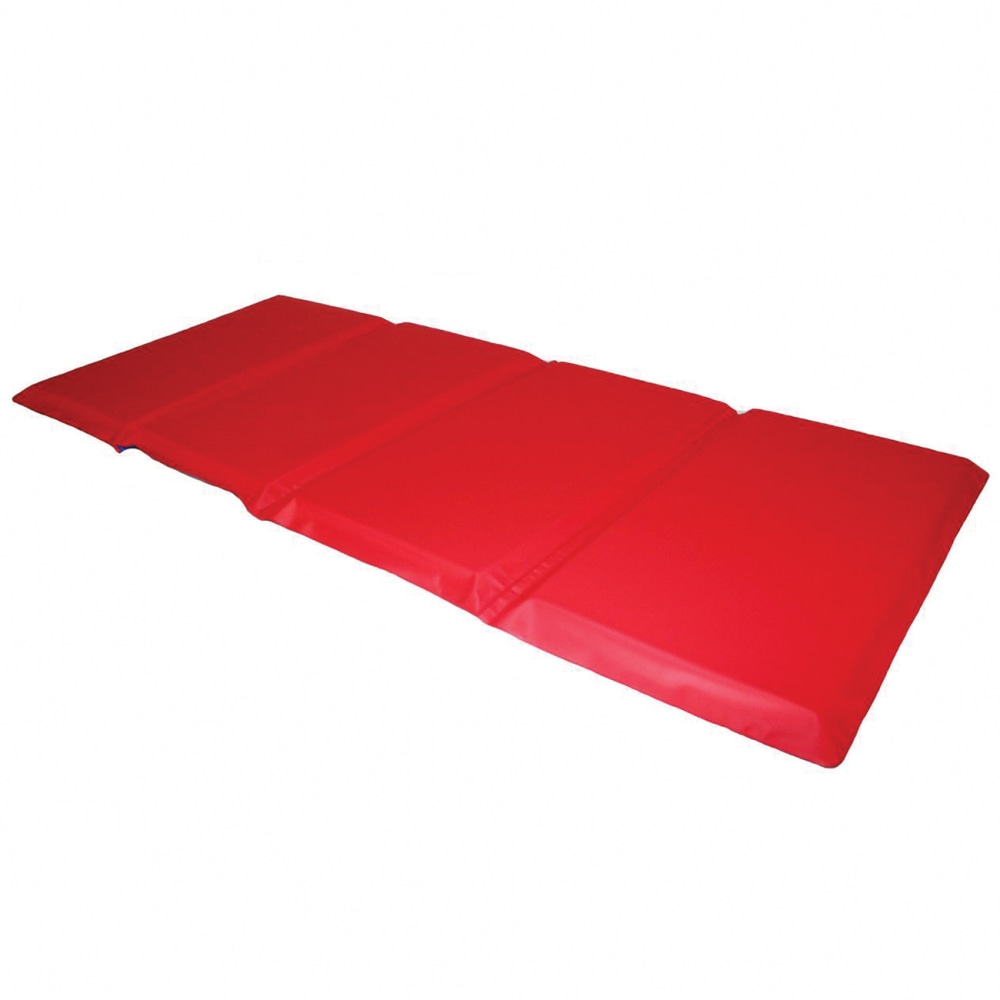 Peerless Plastics Basic KinderMats, 5/8inH x 19inW x 45inD, Blue/Red, Pre-K - Grade 1, Pack Of 2 MPN:PZ-KM100-2