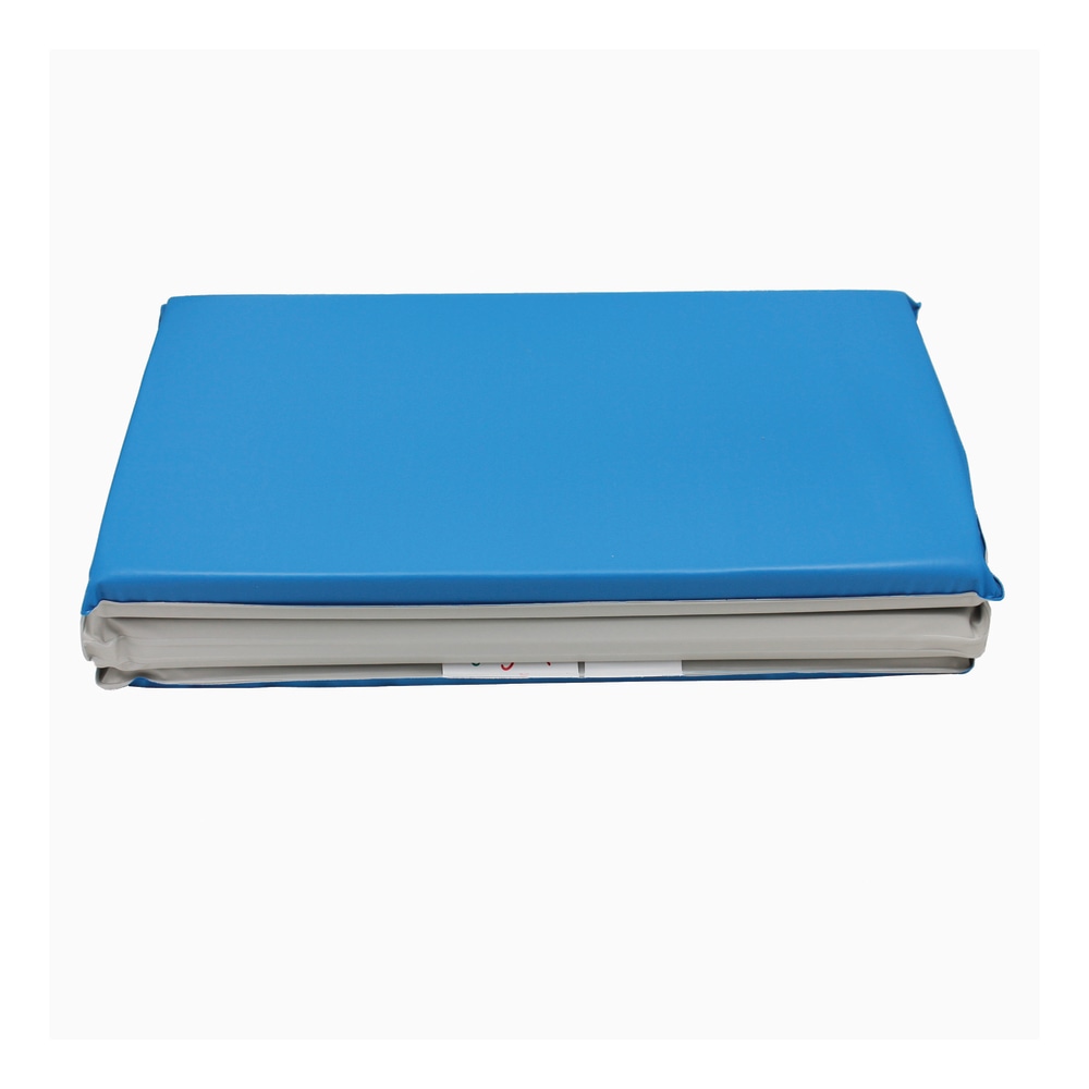 Peerless Plastics KinderMat Toddlers Mat, With Pillow, 3/4inH x 21inW x 46inD, Blue/Gray, Pre-K - Kindergarten MPN:PZ-SKM201