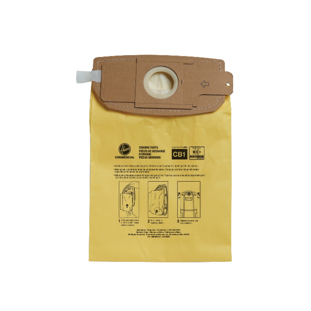 Hoover Disposable Vacuum Bags, Allergen C1, 10PK/EA MPN:AH10273