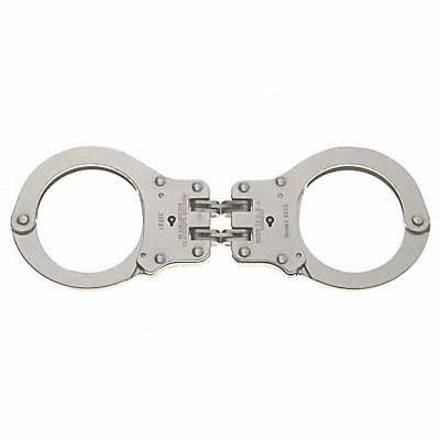 Handcuffs Hinged Steel 12 oz 2 Keys MPN:801C