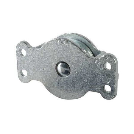 Cheek Block, Wire Rope, 3/8 in Max Cable Size, Not Rated Max Load, Electro-Galvanized MPN:3-020-12-86-