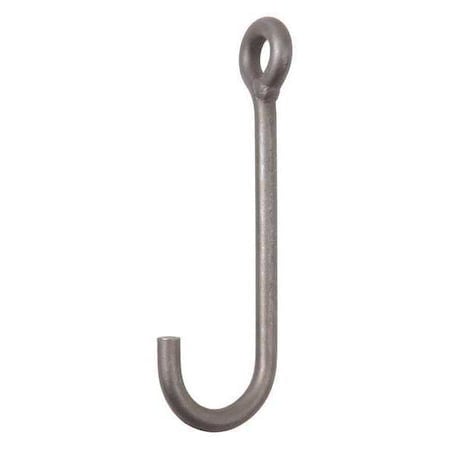 J-Hook, Alloy Steel, 3 1/2 in, 1, 500 lb, G80 MPN:JCA088
