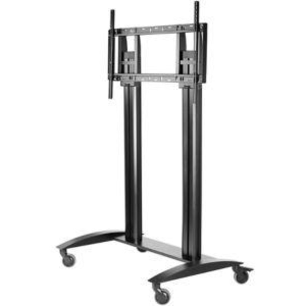 Peerless-AV SmartMount Flat Panel Cart For 55in-98in Displays, 68.4inH x 46inW x 29inD, Black MPN:SR598