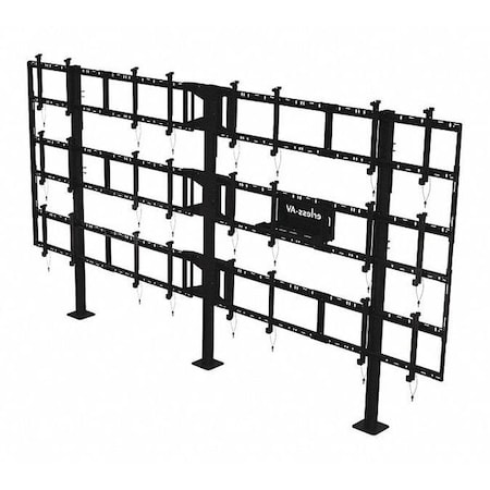 MODULAR VIDEO WALL PEDESTAL (4X2)-BLK MPN:DS-S555-4X3