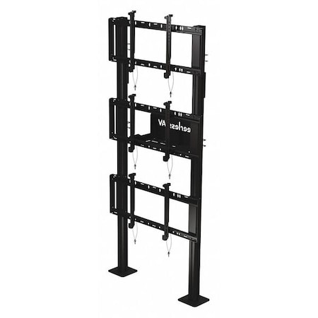 MODULAR VIDEO WALL PEDESTAL (1X3)-BLK MPN:DS-S560-1X3