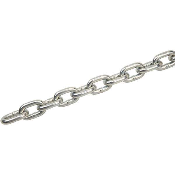 Welded Chain, Welding Type: Welded , Finish: Zinc , Overall Length: 20cm, 20in, 20yd, 20mm, 20m, 20ft , Inside Length (Decimal Inch): 1.2360  MPN:5011220