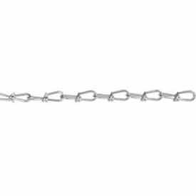 Peerless™ 7011032 1/0 Twin Loop Chain - 100 Feet/Carton - Zinc Plated 7011032 - Pkg Qty 100