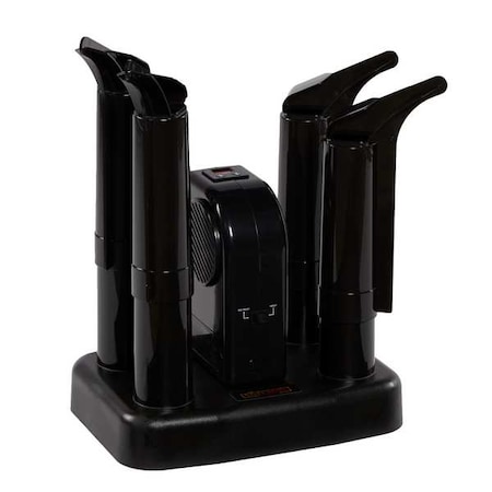 Shoe and Boot Dryer, Black, 19 in H, 9 in L, 13 in W MPN:M2107F