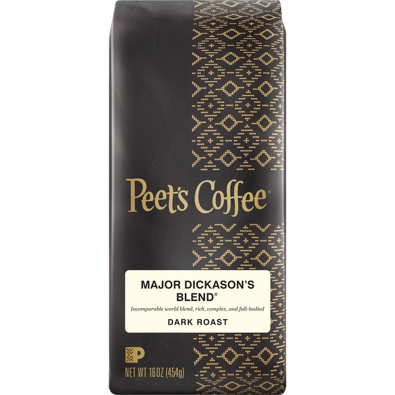 Peets Coffee & Tea Ground Coffee, Major Dickasons, 1 Lb Per Bag (Min Order Qty 4) MPN:501677