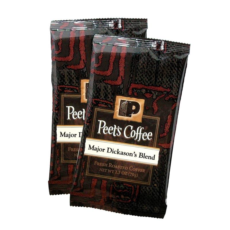 Peets Coffee & Tea Single-Serve Coffee Packets, Major Dickasons Blend Coffee, Carton Of 18 (Min Order Qty 2) MPN:501690