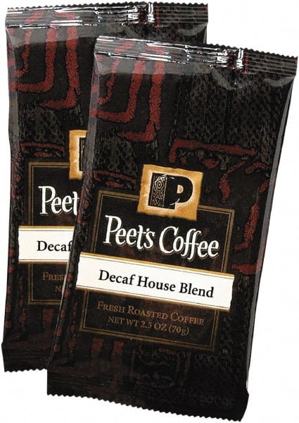 Pack of (18), Coffee Portion Packs, House Blend, Decaf, 2.5 oz MPN:PEE504913