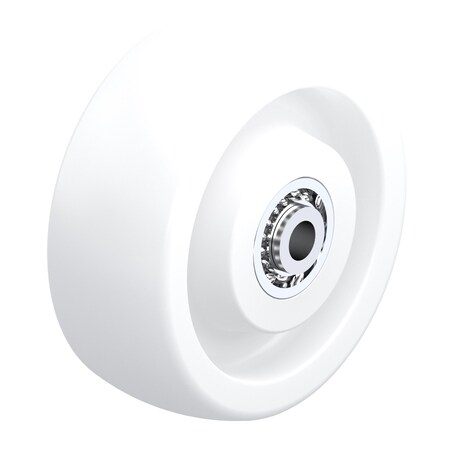 Wheel, White, Nylon, 6