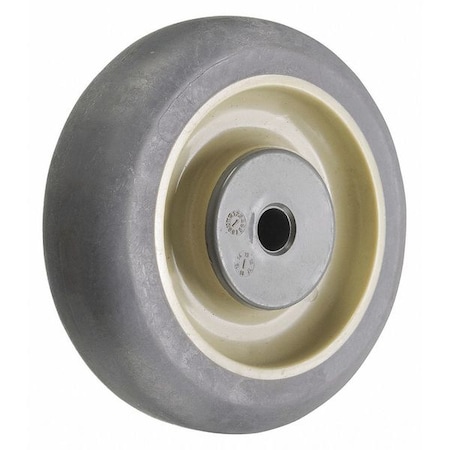 Caster Wheel, Gray, 85 Shore A, 3/8 in Bore MPN:P-RCP-050X013/038D