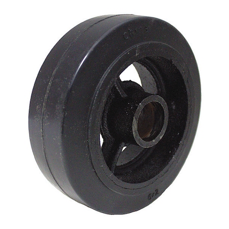 Wheel, Rubr On Cst Iron, 5