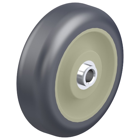 Poly on Poly, 5 x 1 1/4 in Wheel, Grey MPN:P-UP-050X013/038B
