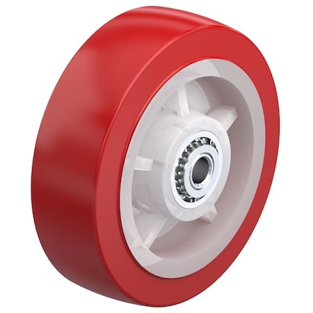 Wheel, Red Urethan, 6
