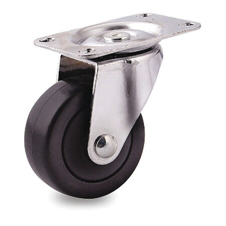 Cstr, Swvl Plat, Blck Rbr, 240 lb, Thrd Grd MPN:P12HS-R040K-12