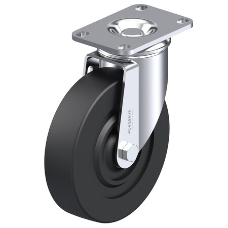 Cstr, Swvl Plat, Blck Rbr, 320 lb, Thrd Grd MPN:P12HS-R060G-12