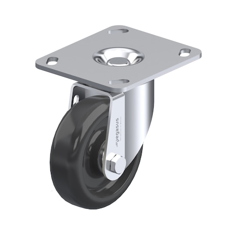 Cstr, Swivl Plte, Blck Polypropyln, 300 lb. MPN:P12S-PB050D-P3