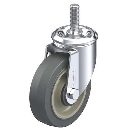 Cstr, Swivl Stem, Gray Surelastic, 250 lb. MPN:P12S-PRP035B-ST1
