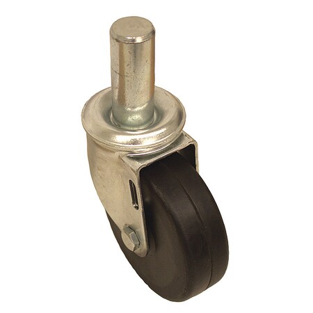 Stem Caster, 150 lb. Load, Black Wheel MPN:P12S-R040G-SR1