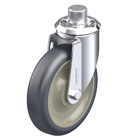 Caster, Swivl Stem, Gray Urethane, 200 lb. MPN:P12S-UP030D-SP