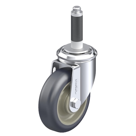 Caster, Swivl Stem, Gray Urethane, 200 lb. MPN:P12S-UP030D-SX1