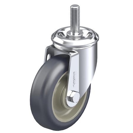 Caster, Swivl Stem, Gray Urethane, 250 lb. MPN:P12S-UP035D-ST1