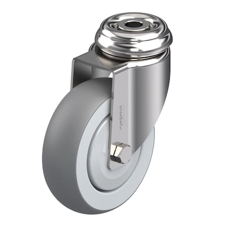 Cstr, Stainls Ho Kgp Swvl, Gry TPR, 190 lb. MPN:P14SX-RP040K-H
