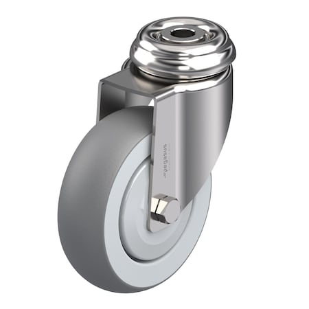 Cstr, Stainls Ho Kgp Swvl, Gry TPR, 220 lb. MPN:P14SX-RP050K-H