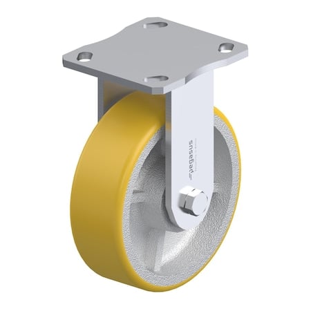 Top Plate Rigid Caster, 4x4-1/2 in MPN:P21R-UY040K-14