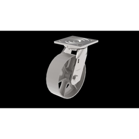 Swivel Caster, Ductile Iron 6x2 Wheel, 7in MPN:P21S-D060R-16