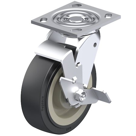 Swivel Caster, Poly on Poly, 6x2 Wheel, 7in MPN:P21S-UP060R-14-WB