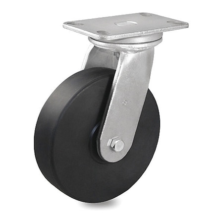Caster, Swivel Plate, White Nylon, 2200 lb. MPN:P23S-NM080K-16