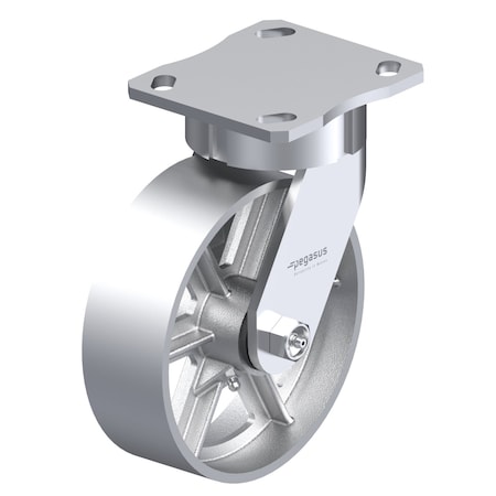 Top Plate Swivel Caster, 4x4-1/2 in MPN:P25S-C040R-14