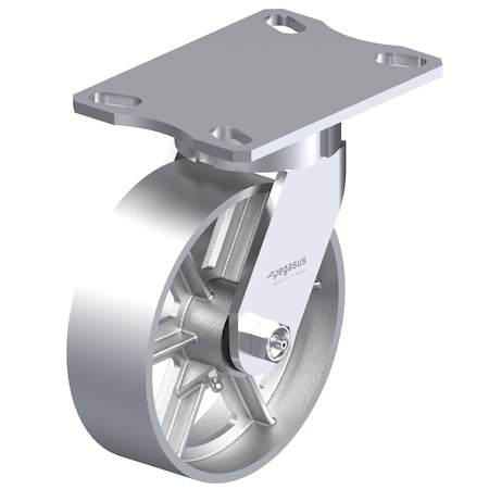 Top Plate Swivel Caster 4-1/2x6-1/4 in MPN:P25S-C050R-16