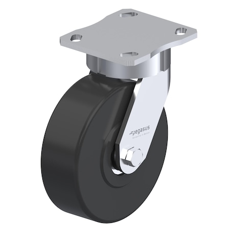 Kingpinls Cstr, Swivl Plte, Nylon, 1760 lb. MPN:P25S-NMB050K-14