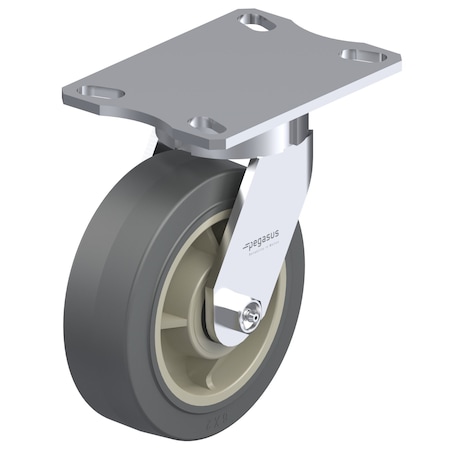 Top Plate Swivel Caster 4-1/2x6-1/4 in MPN:P25S-PRP080R-16