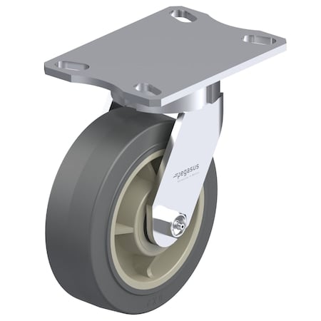 Top Plate Swivel Caster 4-1/2x6-1/4 in MPN:P25S-PRP080R-16-H10