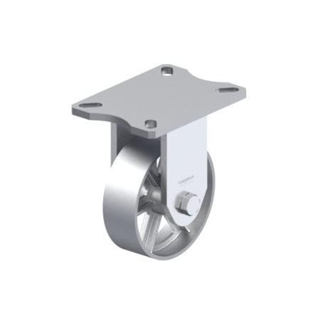 Rigid Caster, 6 x 3 Cast Iron Wheel, 8 in MPN:P27R-C060R-18