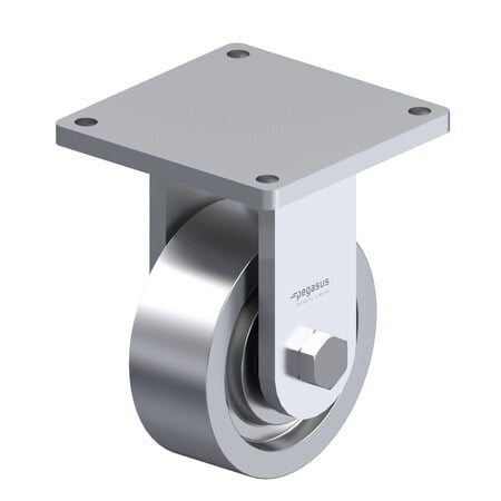 Rigid Caster, 8 x 3 Forged Steel Wheel MPN:P27R-F080T-21-001