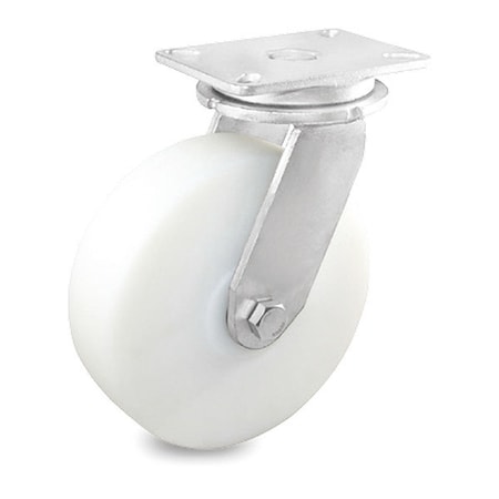 Caster, Swivel Plate, White Nylon, 3500 lb. MPN:P29S-N080K-18