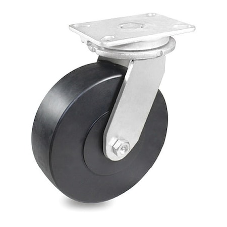 Caster, Swivel Plate, Black Nylon, 3500 lb. MPN:P29S-NMB080K-18
