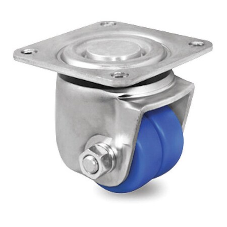 Cstr, Dual Whl Swvl Plat, Blu Nyln, 1100 lb MPN:P9S-NL57K-P