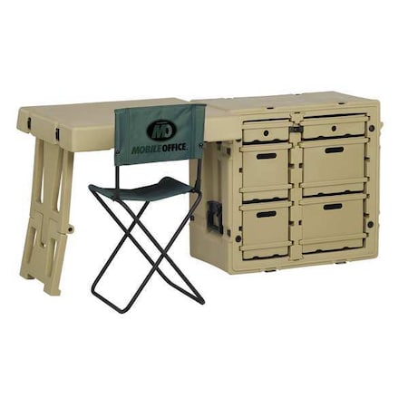 Field Desk, Sgl, 30.7Lx21Wx28.5D, OD Green MPN:472-FLD-DESK-TA