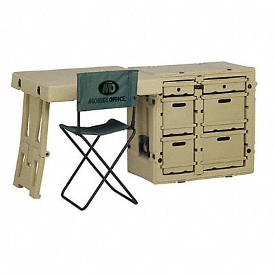 Field Desk Sgl 30.7Lx21Wx28.5D OD Green MPN:472-FLD-DESK-TA